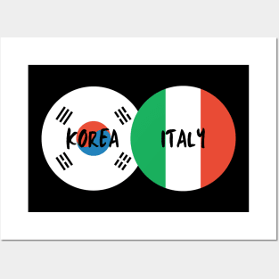 Korean Italian - Korea, Italy Posters and Art